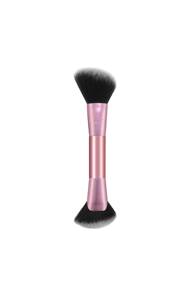 Pinceau double embout angulaire