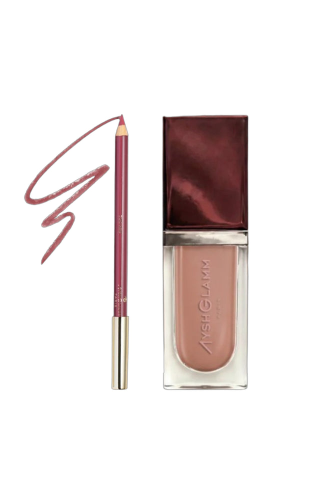 Duo crayon & huile à lèvres - Chai Latte & Milky Nude