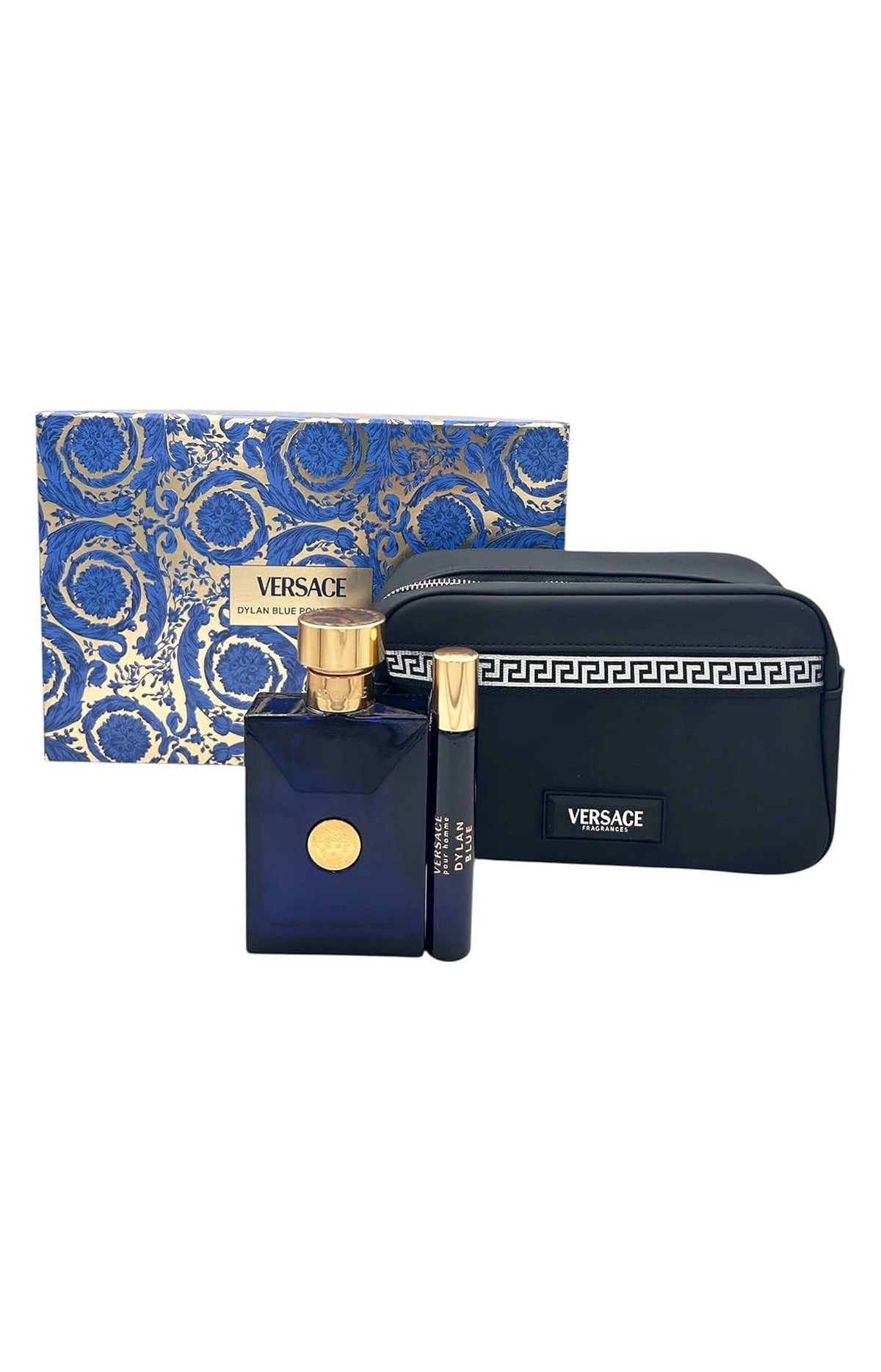 Coffret Versace Dylan Blue Pour Homme Eau de Toilette - Aromatique fougère