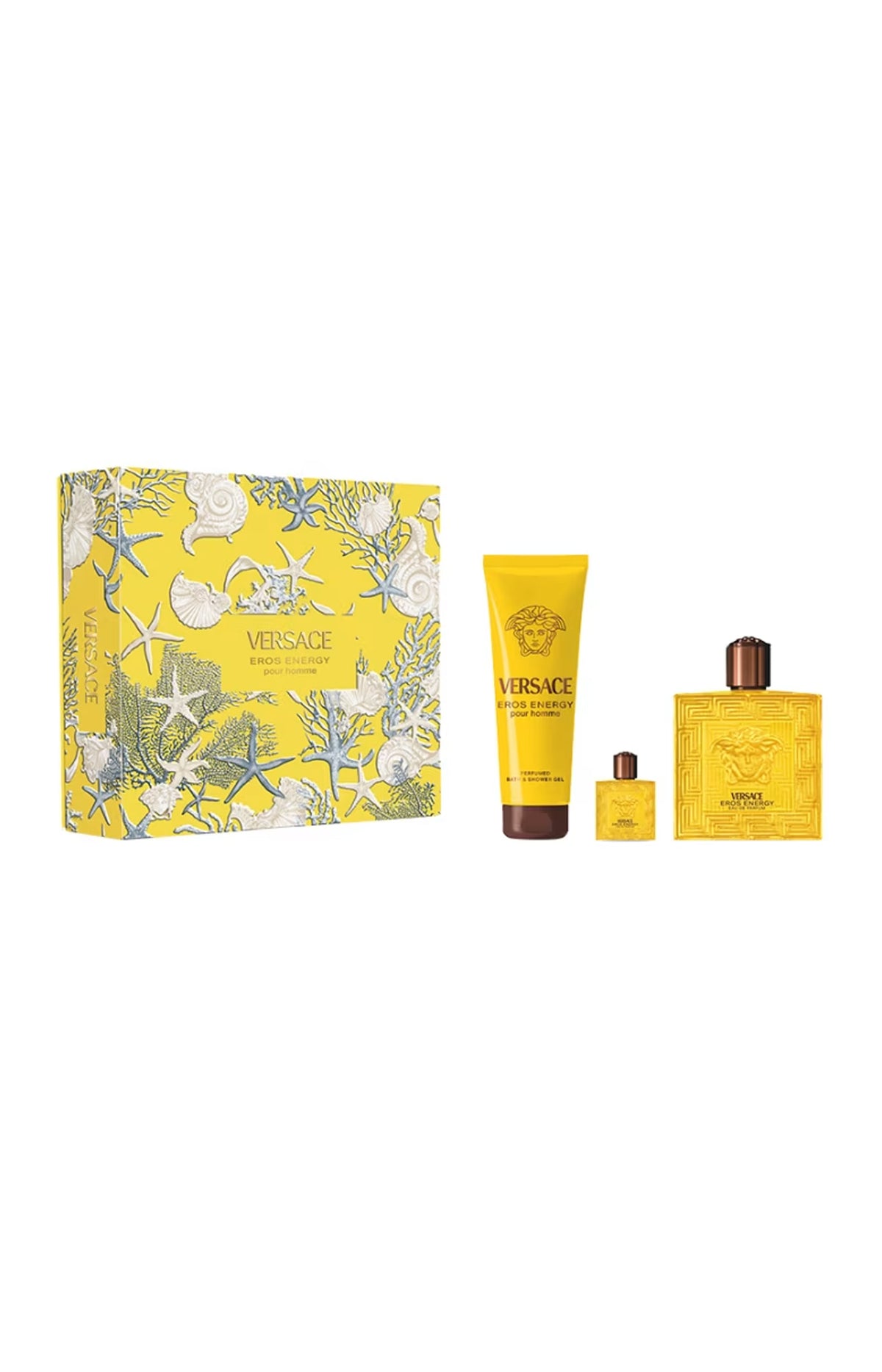 Coffret Versace Eros Energy Eau de Parfum - Hespéridée et boisée