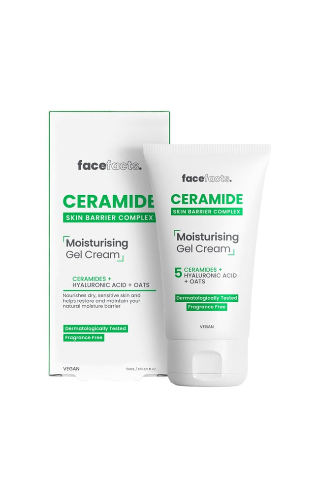 Gel-crème hydratant - Céramides & acide hyaluronique - Peaux sèches & sensibles - 50 ml