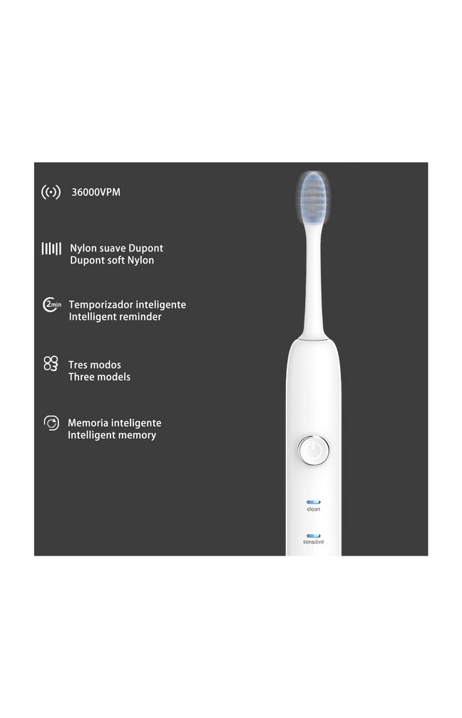 Brosse à dents électrique - Rechargeable sans fil - 3 modes