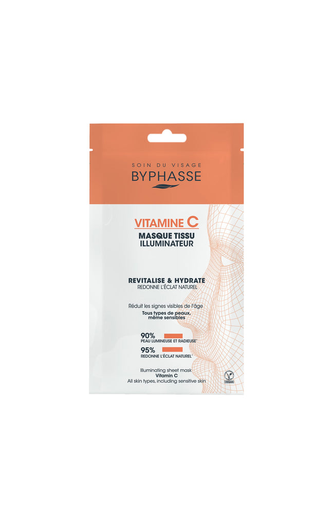 Masque tissu illuminateur - Skin Booster - Visage - 18 ml