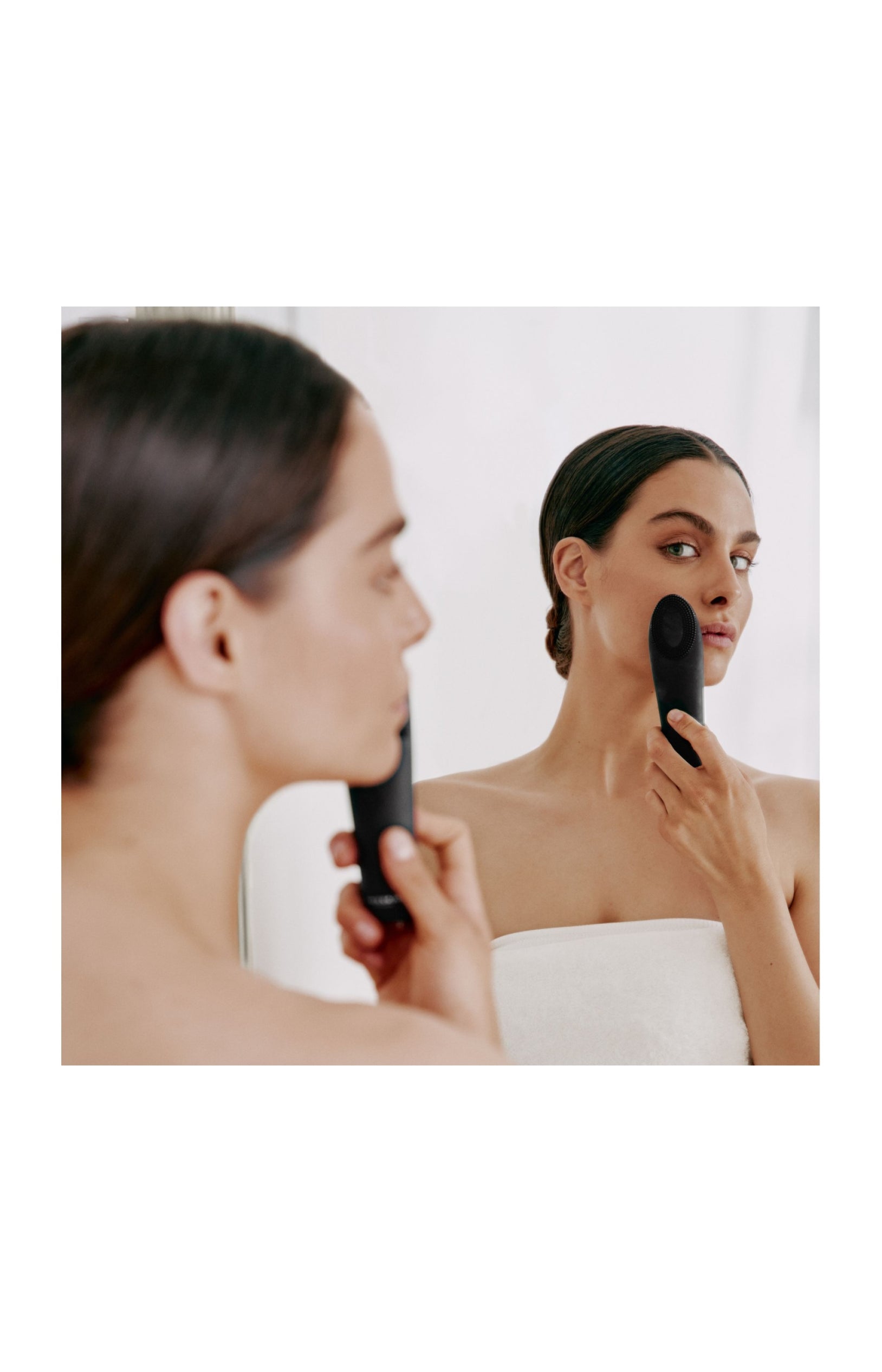 Brosse thermo-sonique nettoyante - Visage - Noir