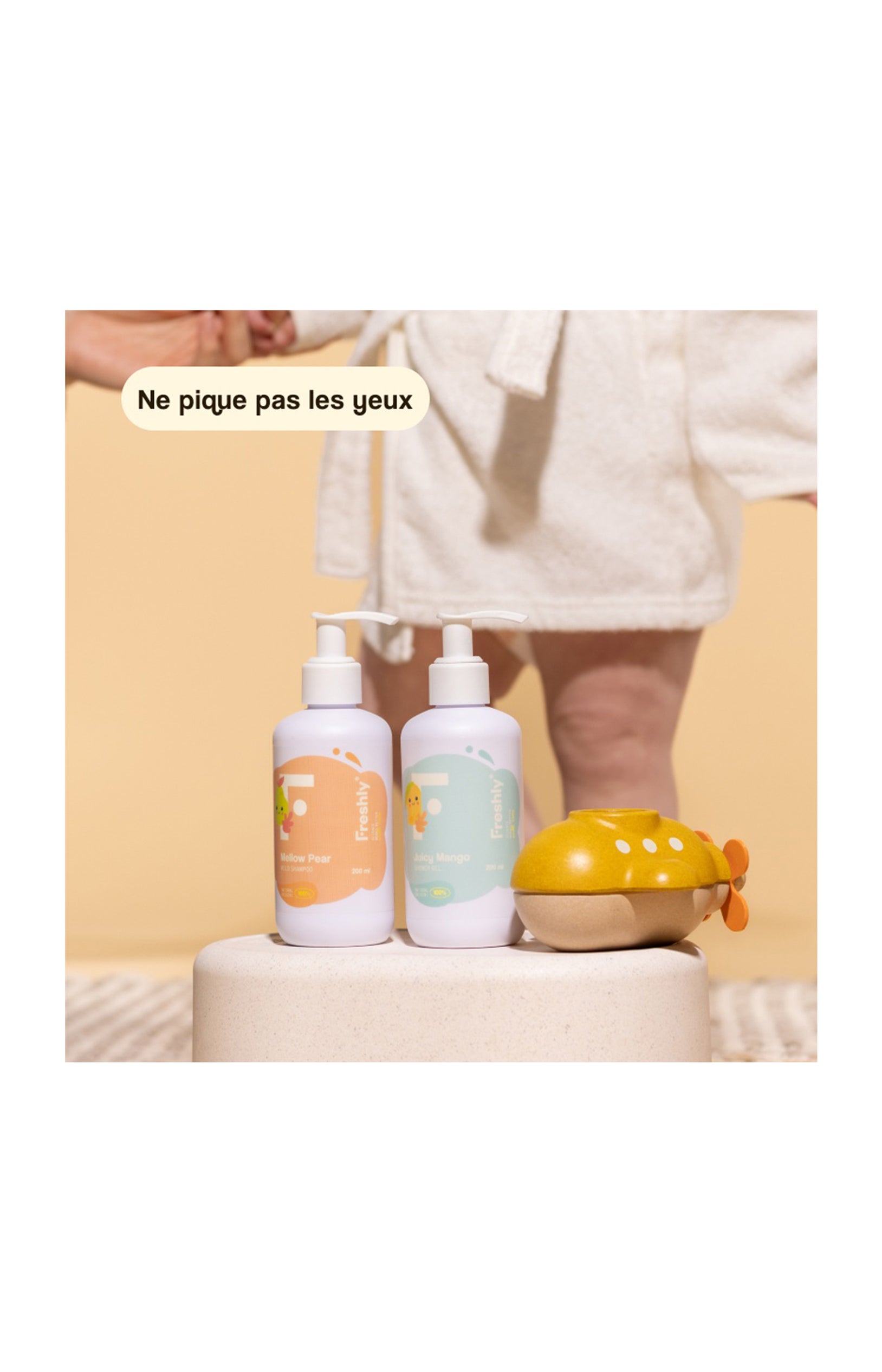 Shampoing & Gel douche - Poire & mangue - Enfant - 2 x 400 ml