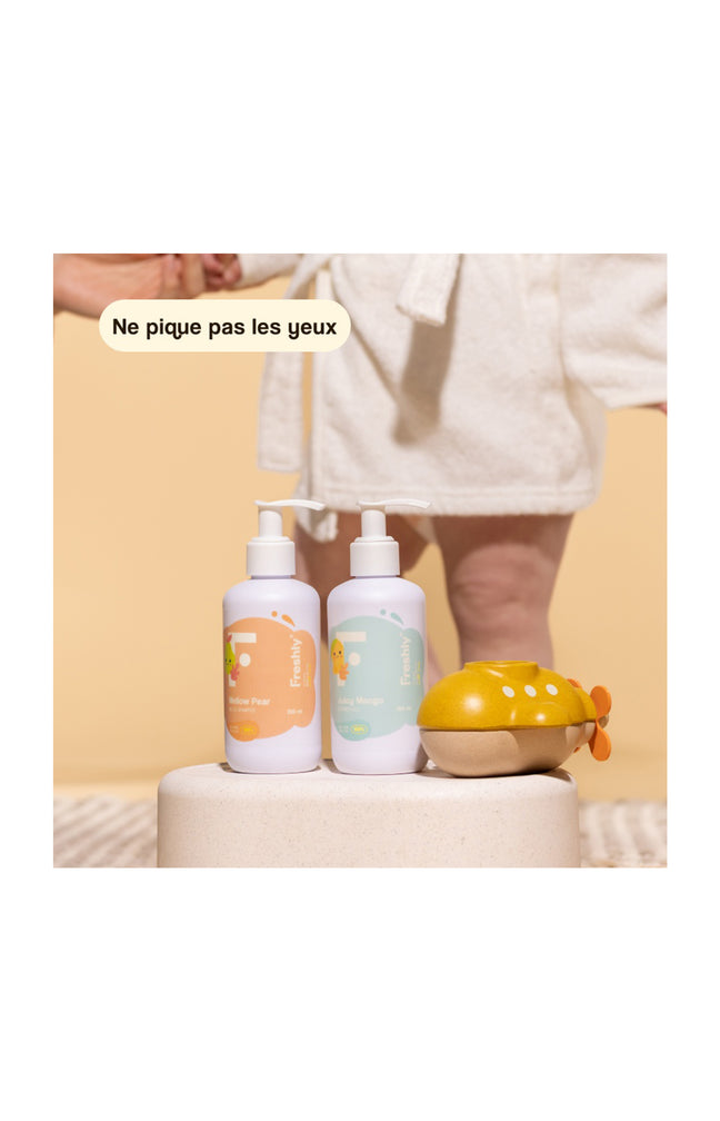 Shampoing & Gel douche - Poire & mangue - Enfant - 2 x 400 ml