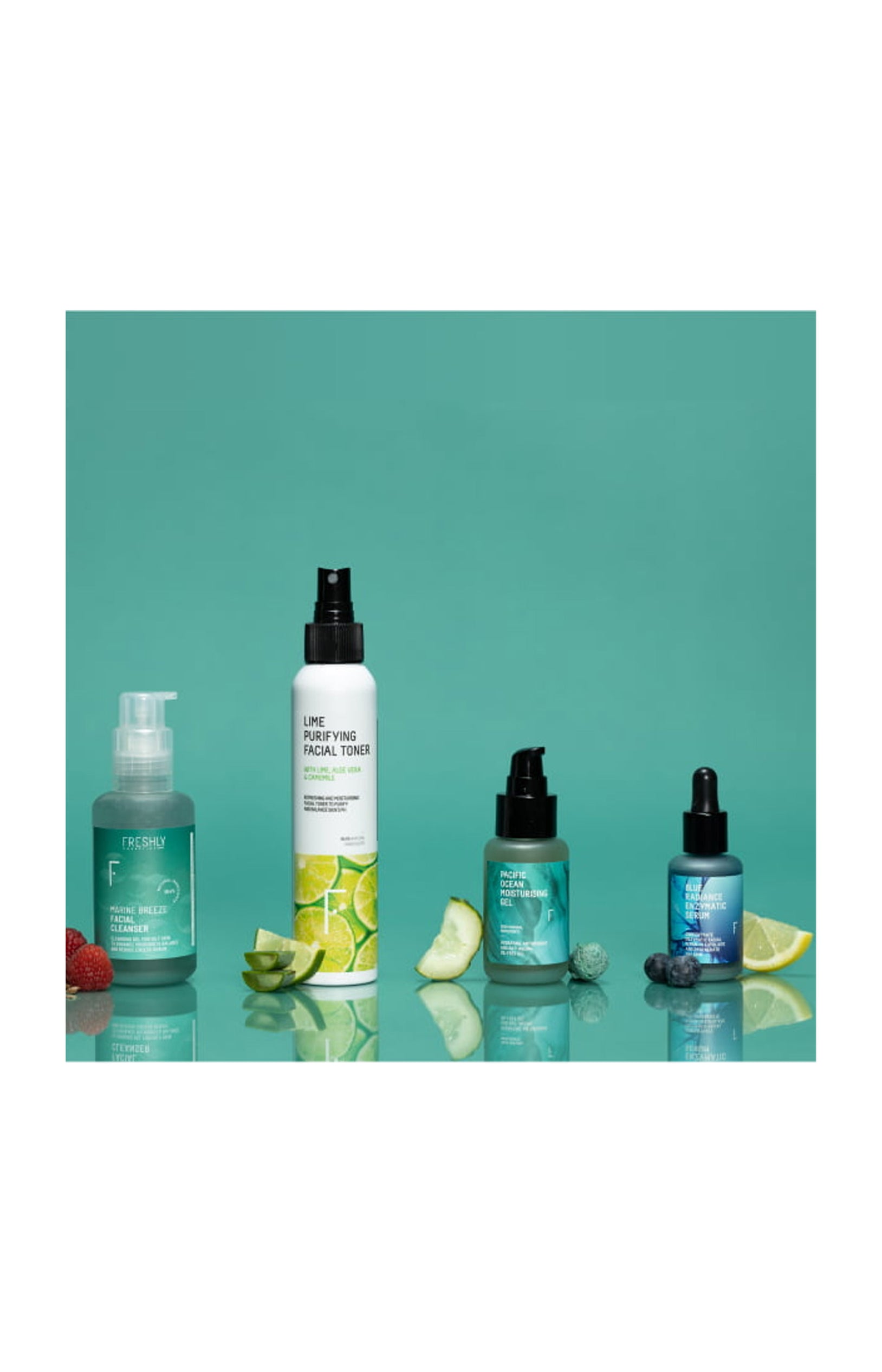 Routine soins - Peaux mixtes à grasses - Visage - 4 produits