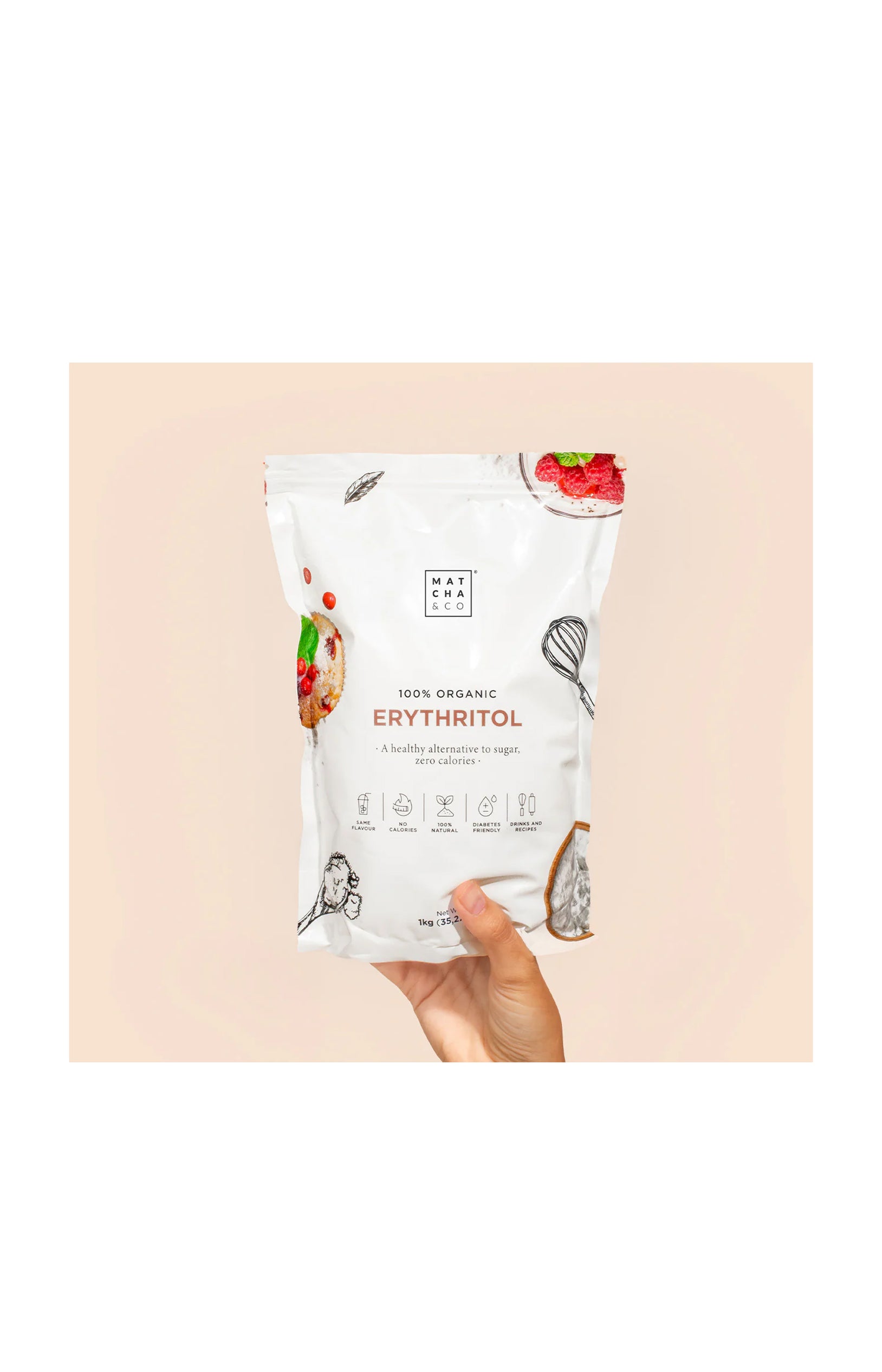 Erythritol bio - 1 kg