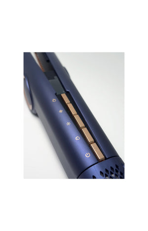 Sèche-cheveux & lisseur 2-en-1 - Zafira Aerostrait - Bleu