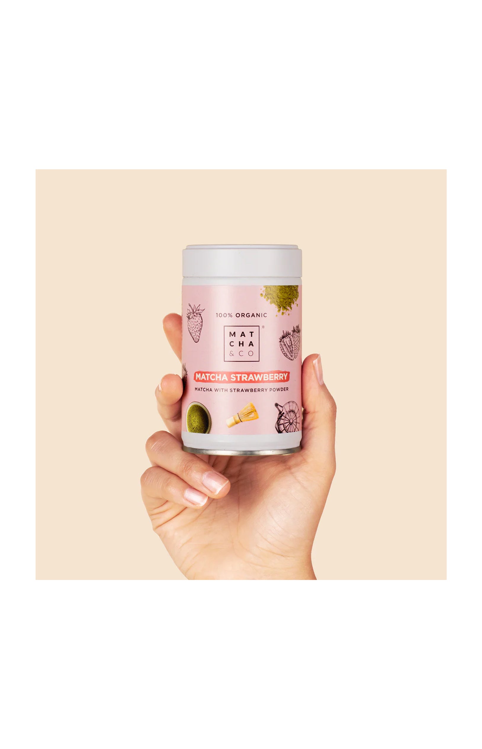 Matcha - Fraise - 80 g