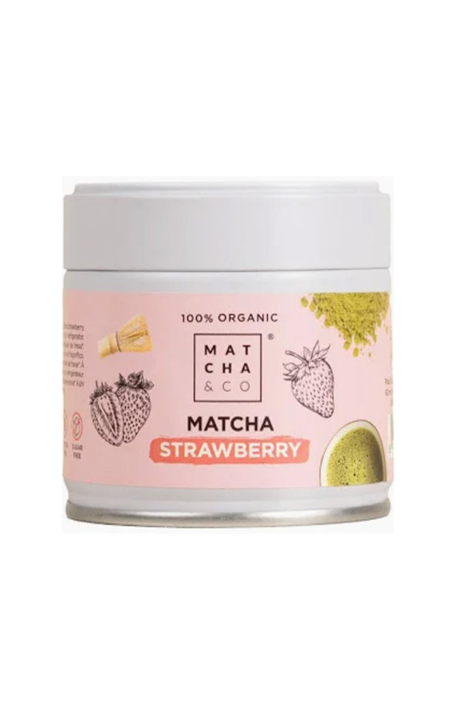 Thé Matcha bio - Fraise - 30 g