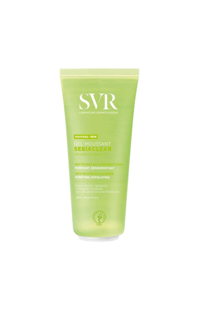 Gel moussant nettoyant - Sebiaclear - Acide salicylique - Peaux mixtes à grasses
