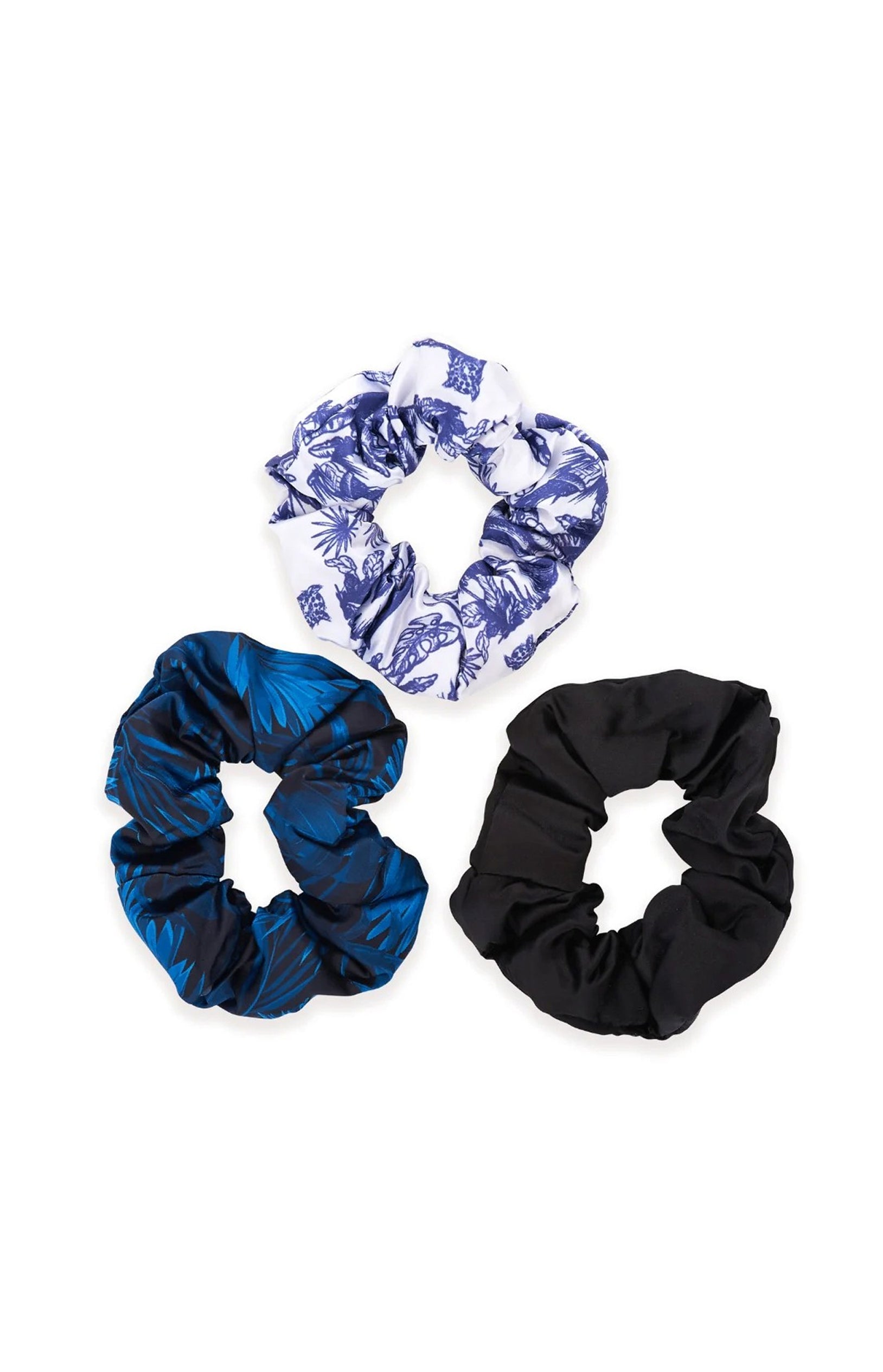 Chouchous en satin - Eléphant noir - 3 unités