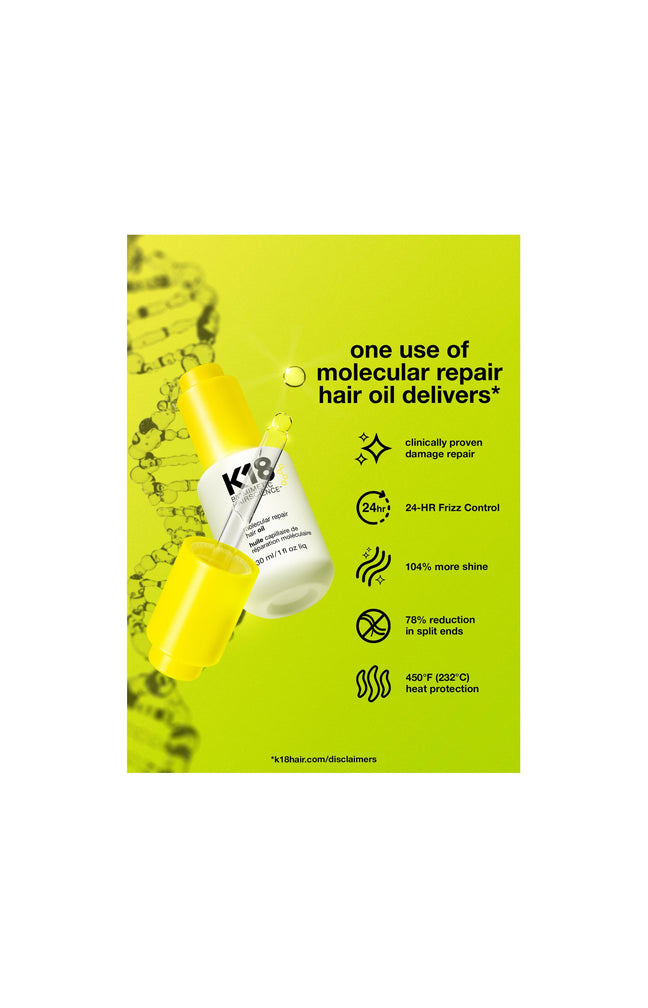 Huile de réparation moléculaire - Cheveux abîmés - 30 ml