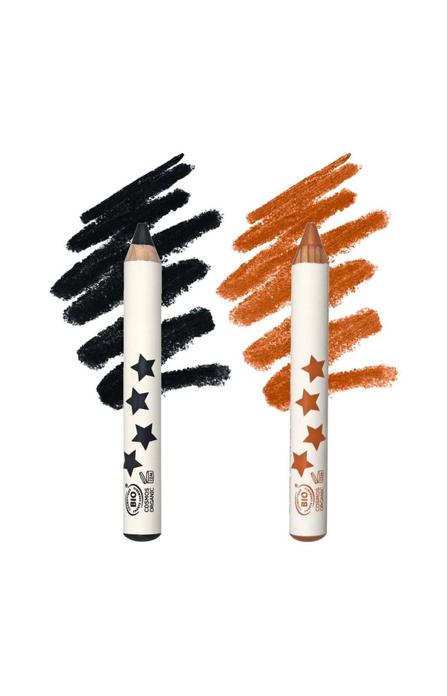 Coffret de crayons à maquillage - King Of Fun - Noir & brique