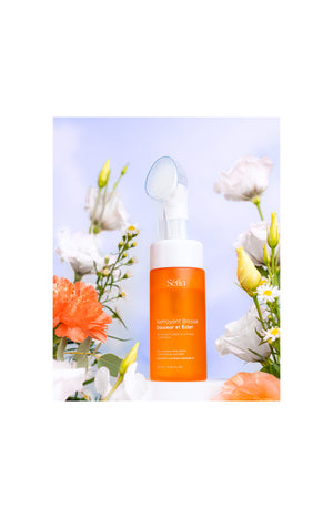 Routine soins - Crème, sérum, nettoyant, baume à lèvres, cotons & recharge