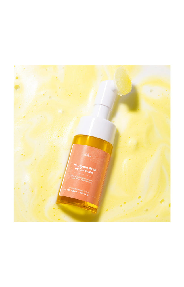 Nettoyant mousse - Curcuma - Visage - 100 ml