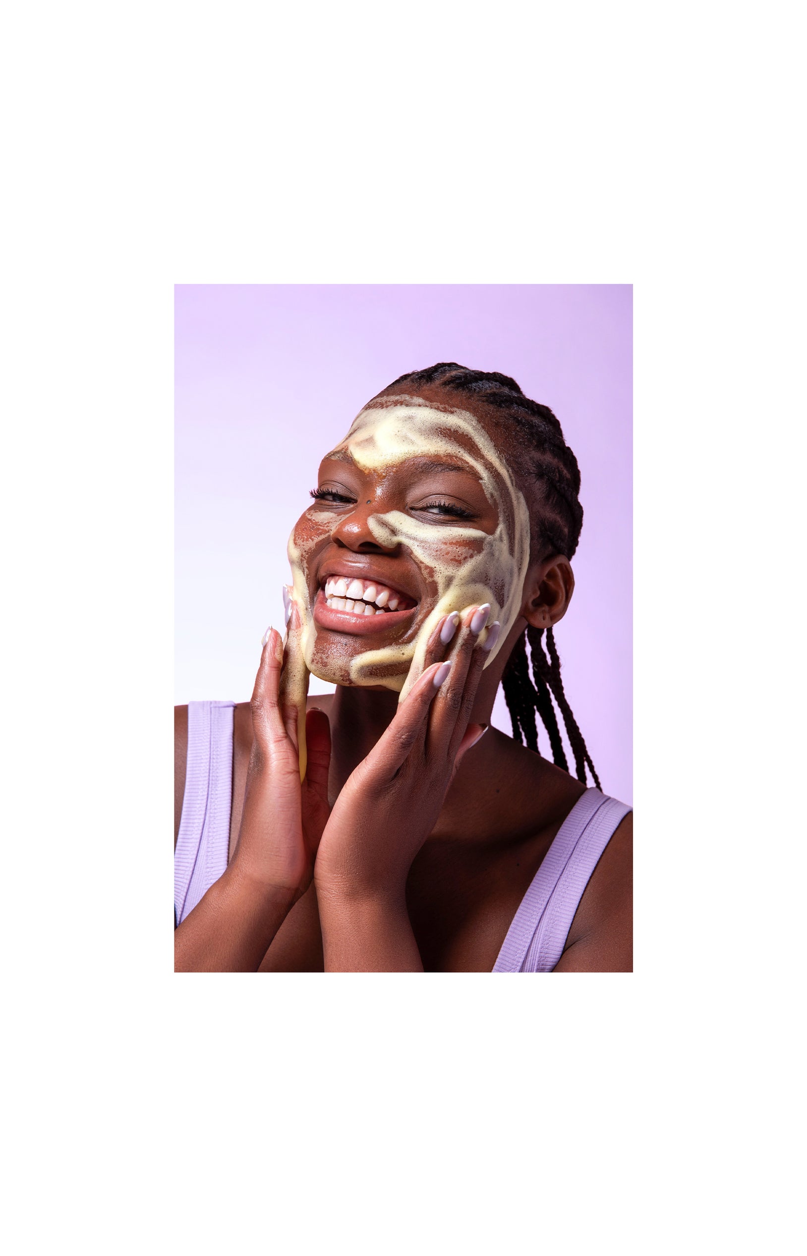 Routine soins - Cotons, crème, sérum, nettoyant & baume à lèvres