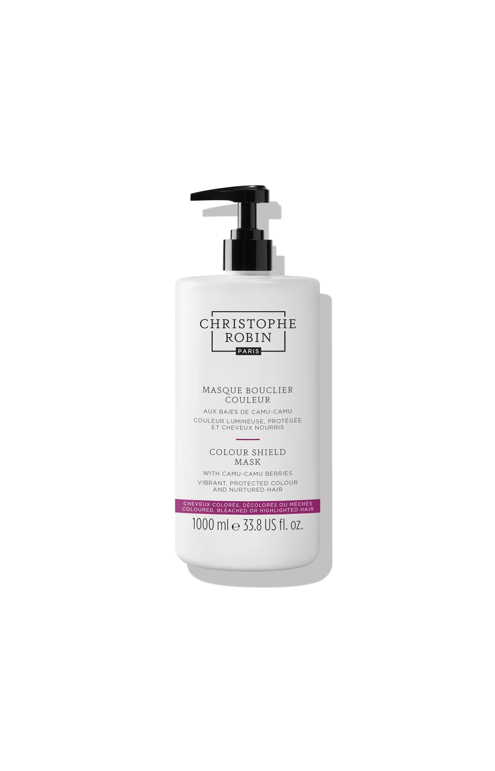 Masque bouclier couleur aux baies de camu-camu Christophe Robin - 1 L