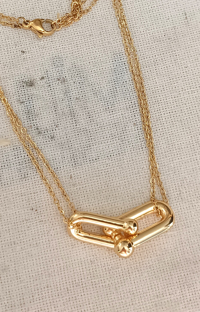 Collier - Laiton plaqué or