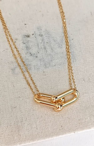 Collier - Laiton plaqué or