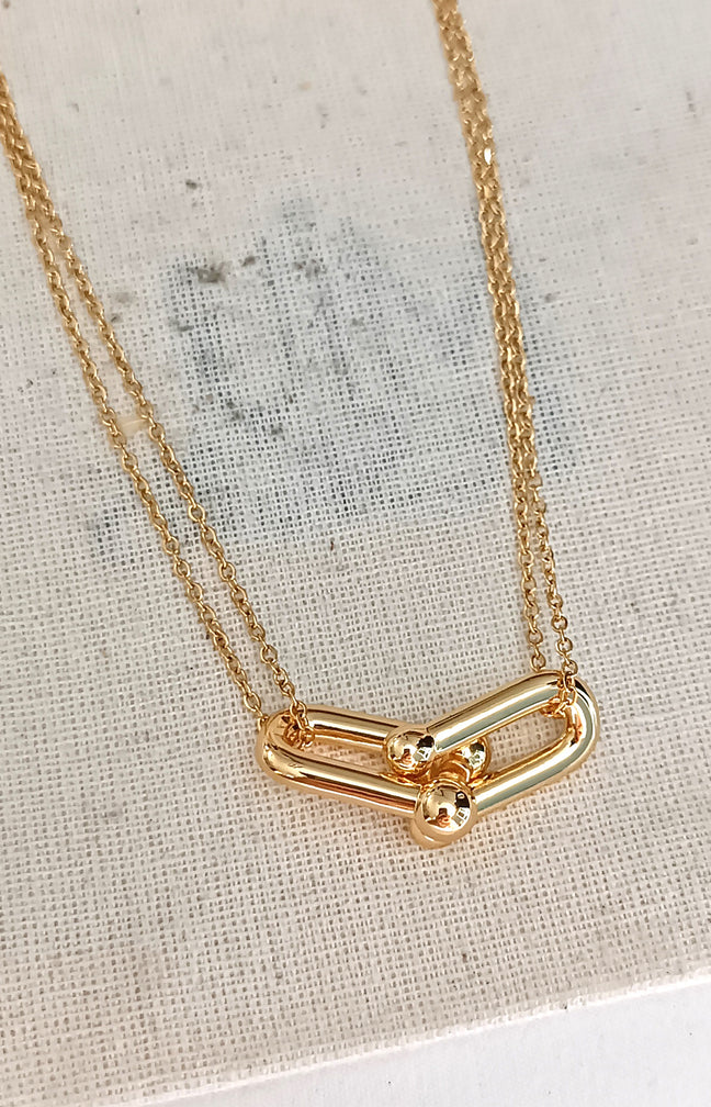 Collier - Laiton plaqué or