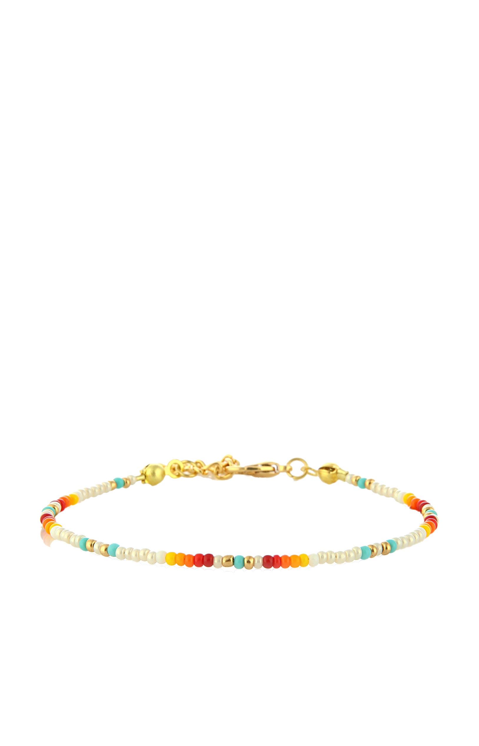 Bracelet - Perles & plaqué or 14 K