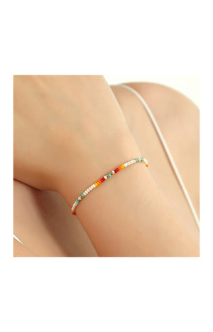 Bracelet - Perles & plaqué or 14 K