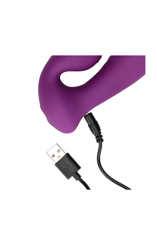 Vibrateur point G en silicone ultra doux – Orchidée Violet