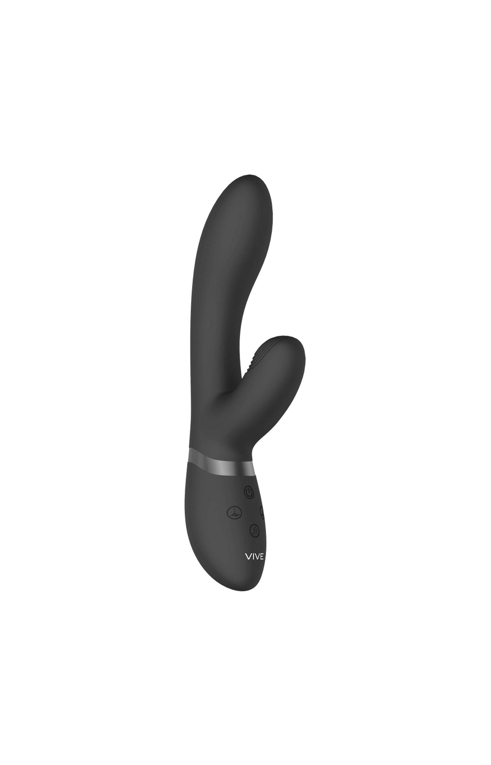 Vibromasseur rabbit à impulsions clitoridiennes – Kyra Noir
