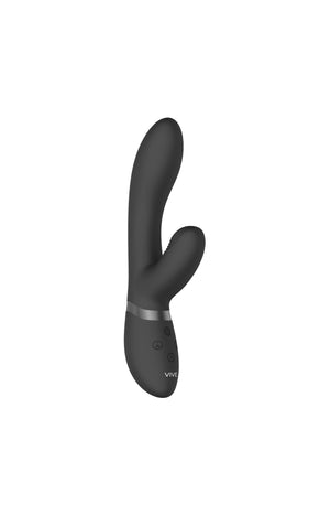 Vibromasseur rabbit à impulsions clitoridiennes – Kyra Noir