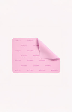 Tapis de table pour manucure - Rose