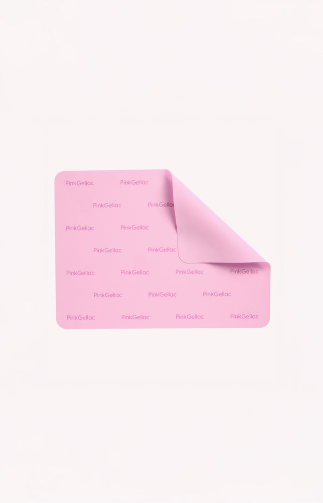 Tapis de table pour manucure - Rose
