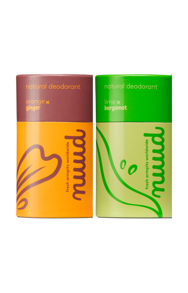 Déodorants stick naturels - Orange & citron vert - 2 x 45 g