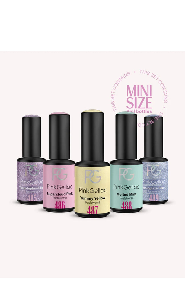Coffret Pastelverse - Vernis semi-permanent - 5 unités