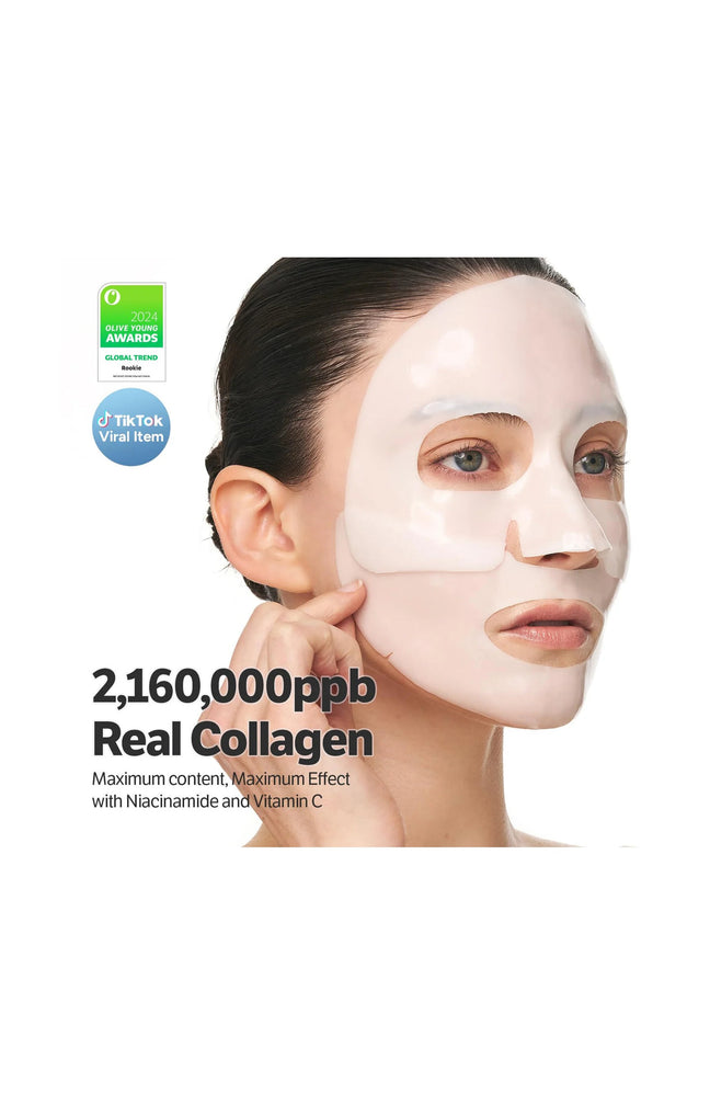 Masques éclats - Collagène, niacinamide & vitamine C - Visage - 4 x 37 g