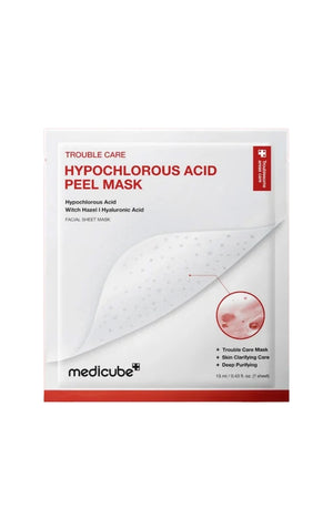 Masque peel-off - Acide hypochloreux & acide hyaluronique - 3 unités