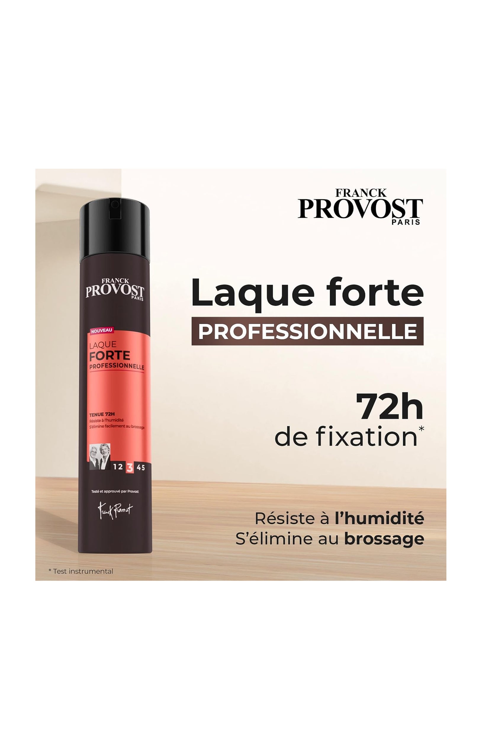 Laque forte professionnelle - Tenue 72H - 300 ml