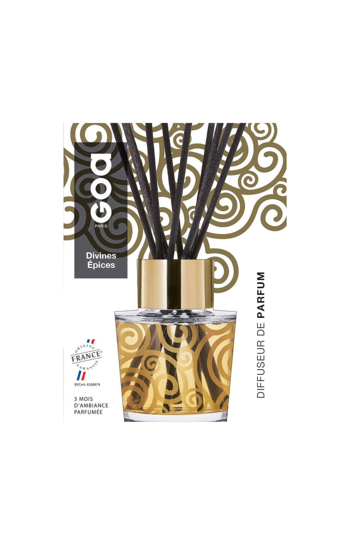 Bouquet parfumé Goatier - Divines Épices - 200 ml