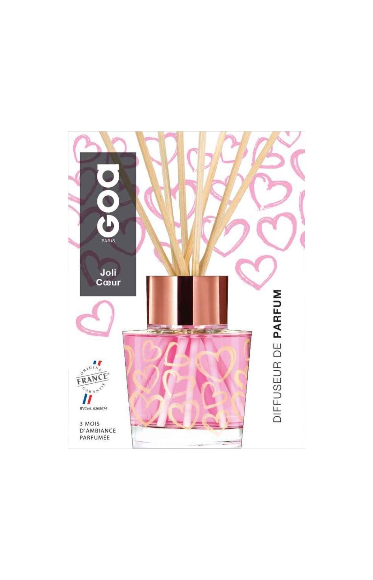 Bouquet parfumé Goatier - Joli Cœur - 200 ml