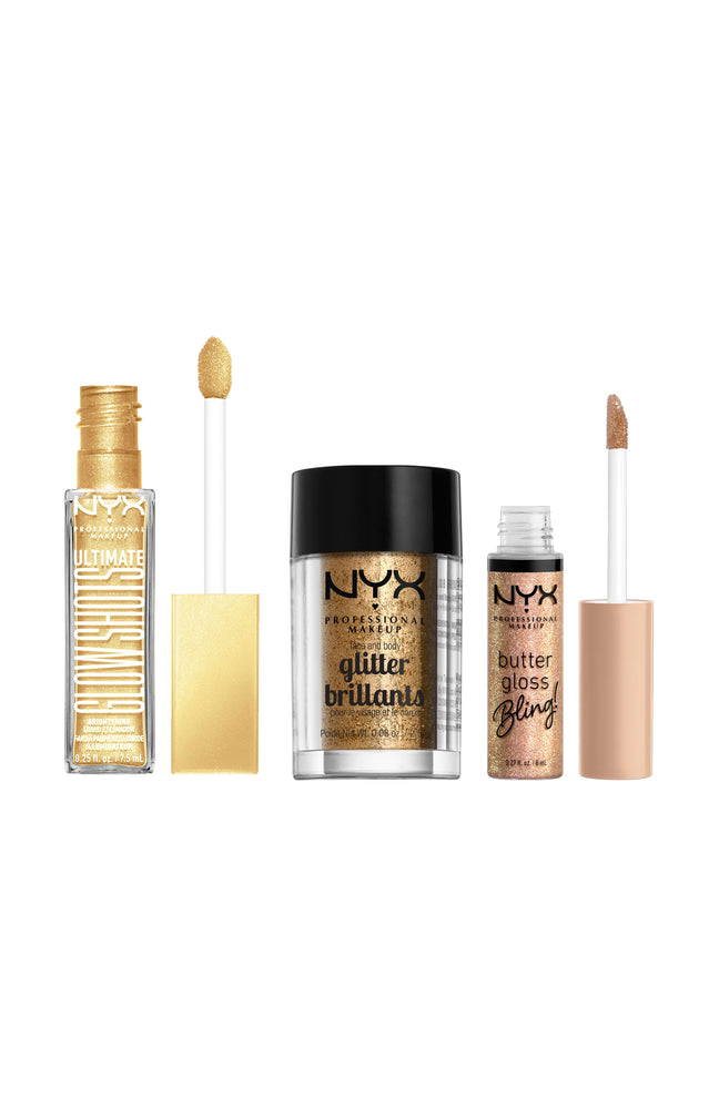 Routine maquillage doré - Yeux & lèvres - Bronze, Bring The Bling & Lemon Slayed