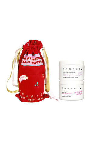 Gommage & gelée hydratante - Fraise & nectarine - Corps - 2 x 250 ml