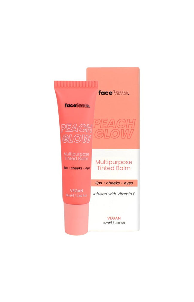 Baume teinté 3-en-1 - Vitamine E & Jojoba - Peach Glow - Visage - 15 ml