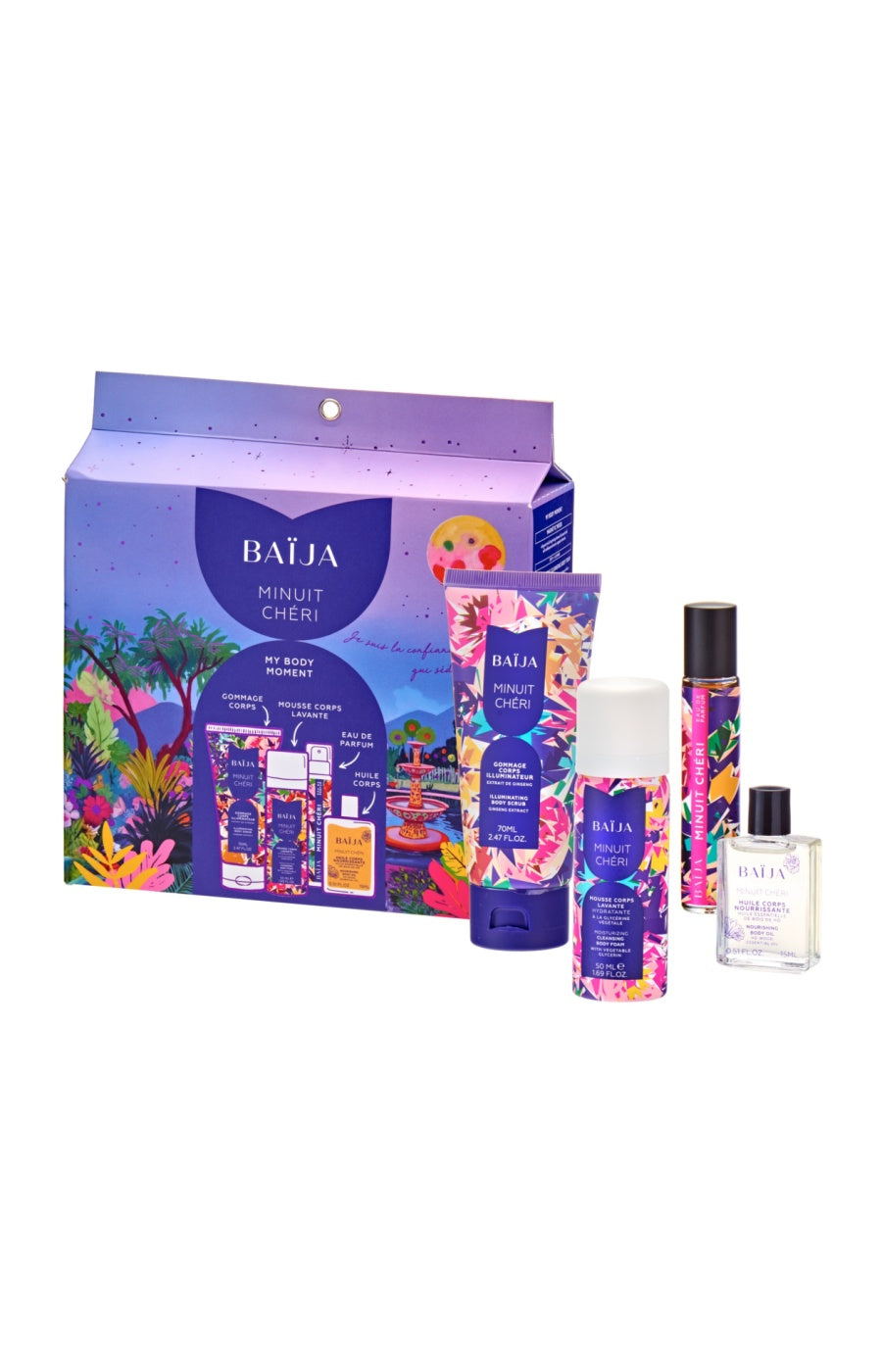 Coffret - Tubéreuse envoûtante - 50 ml + 70 ml + 15 ml + 15 ml