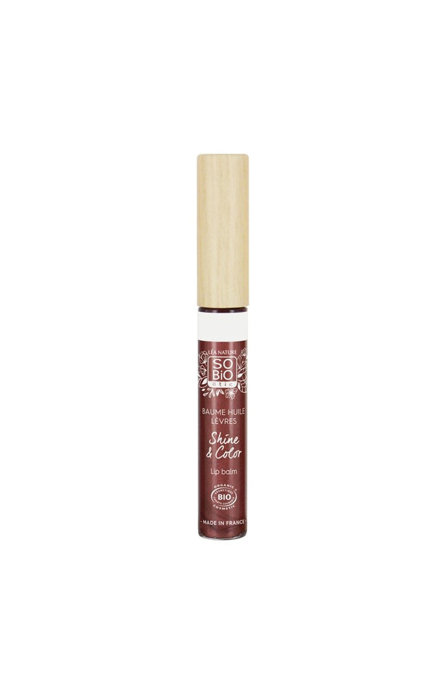 Huile à lèvres hydratante bio - Shine & Color