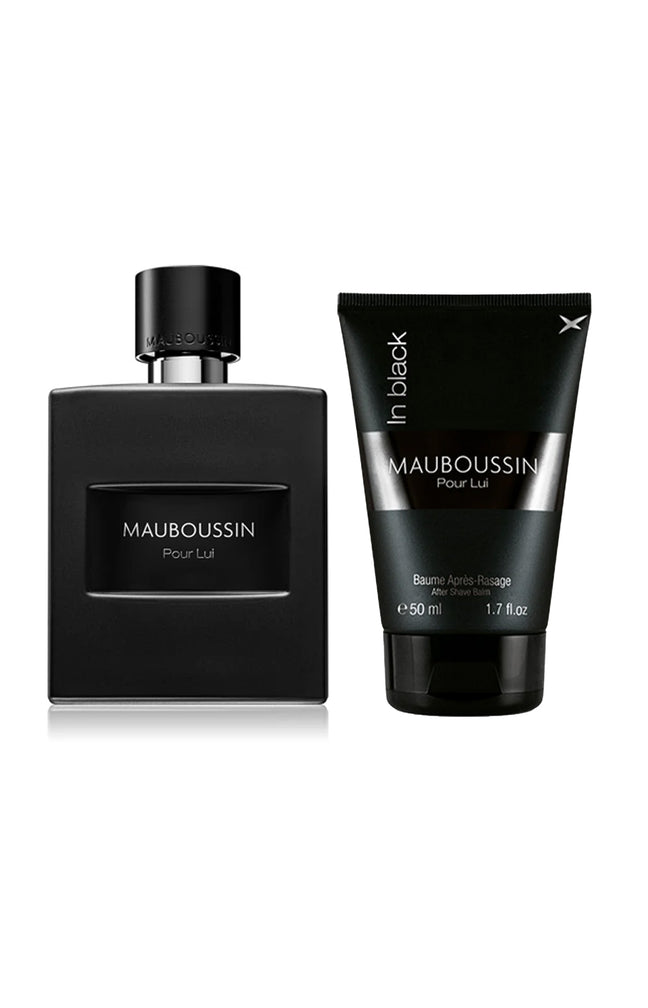 Coffret Pour Lui In Black - eau de parfum & baume après-rasage