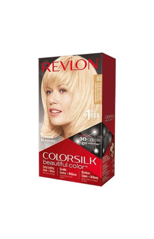 2 colorations permanentes - Colorsilk - 03 Blond Soleil Ultra-Clair