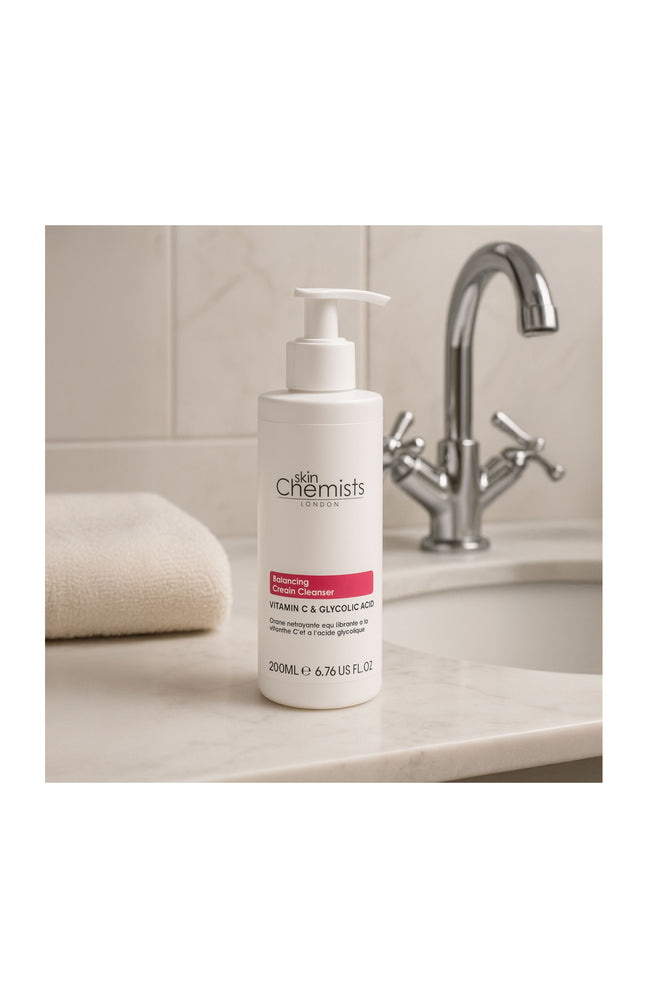 Crème nettoyante - Acide glycolique & vitamine C - 200 ml