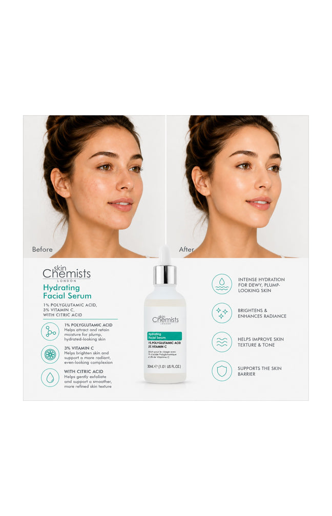 Sérum hydratant - Acide plyglutamique & vitamine C