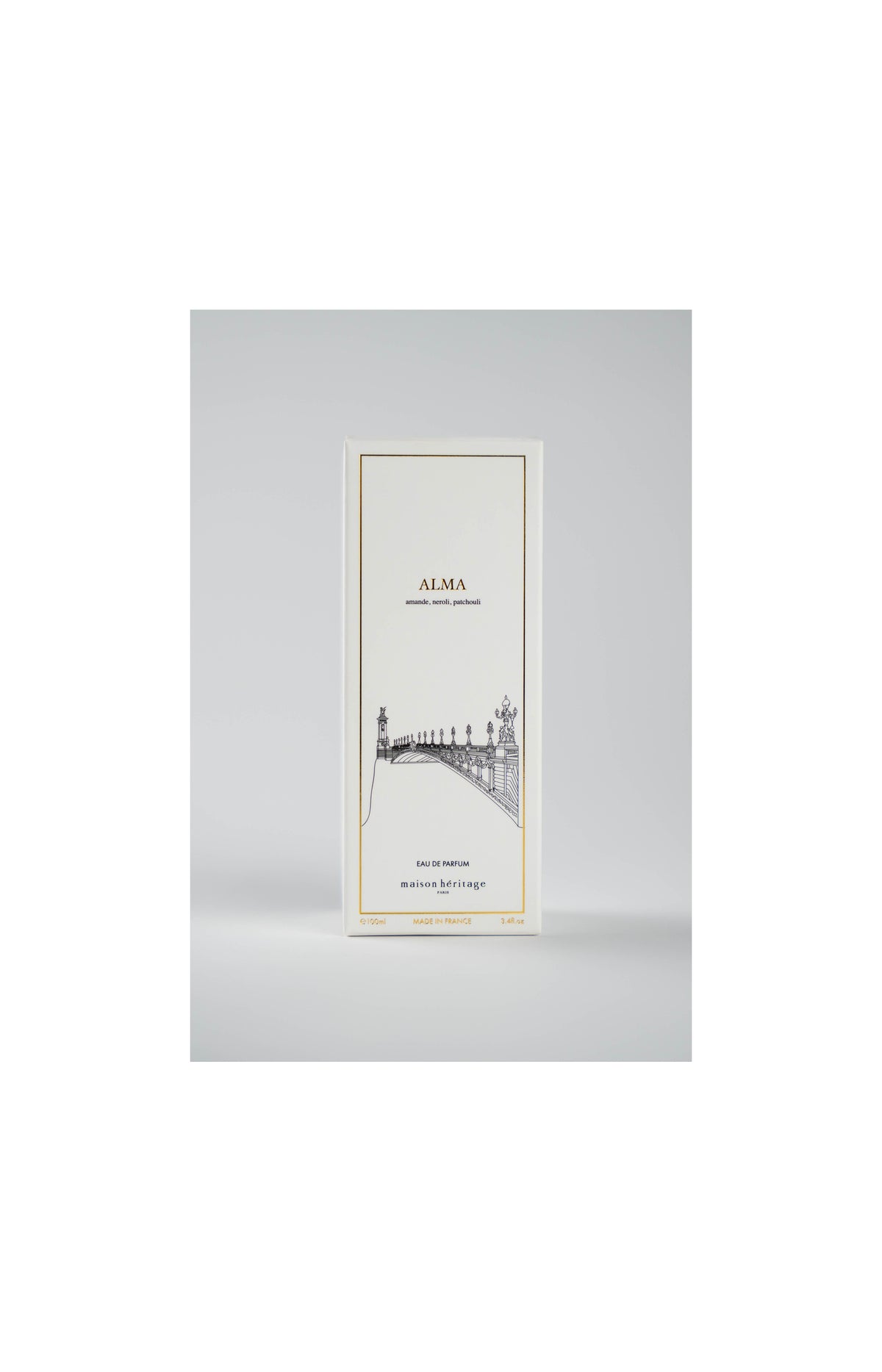 Coffret porte-clés doré Alma Eau de parfum - Floral gourmand  - Femme